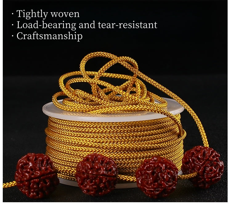 1mm, 1.5mmm, 2mm Non-elastic, Wear-resistant Mambo Cord – Handmade Beading, Bracelet, Jade & Bead String for DIY Jewelry, Jewelry Supply