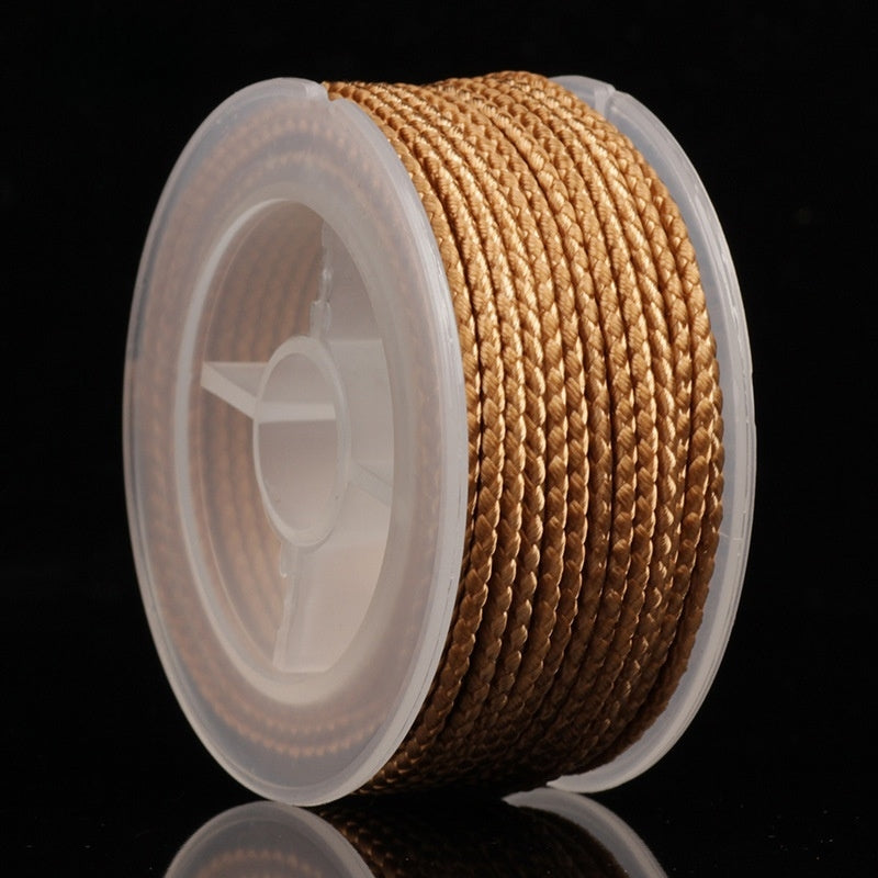 Handmade Dragon Pattern Braided Cord – Non-elastic Dragon Scale String for DIY Necklace Cords, Pendant Strings, and Bracelet Cords