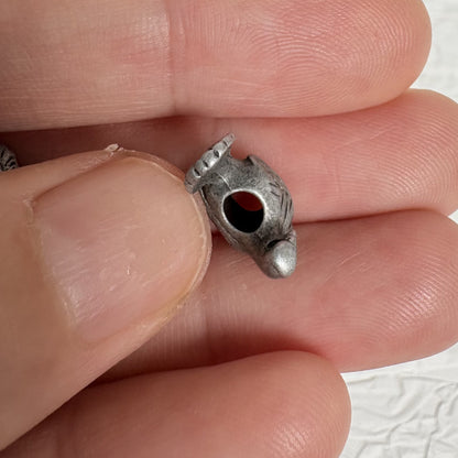 10PCS Vintage Bird Spacer Beads, Retro Small Bird Charm for Jewelry Making