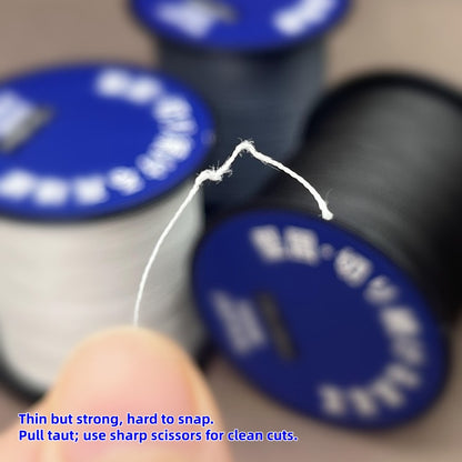 Premium  High‑Strength Japanese Pearl Thread, Durable Stringing Cord for Pearl Necklace Repair