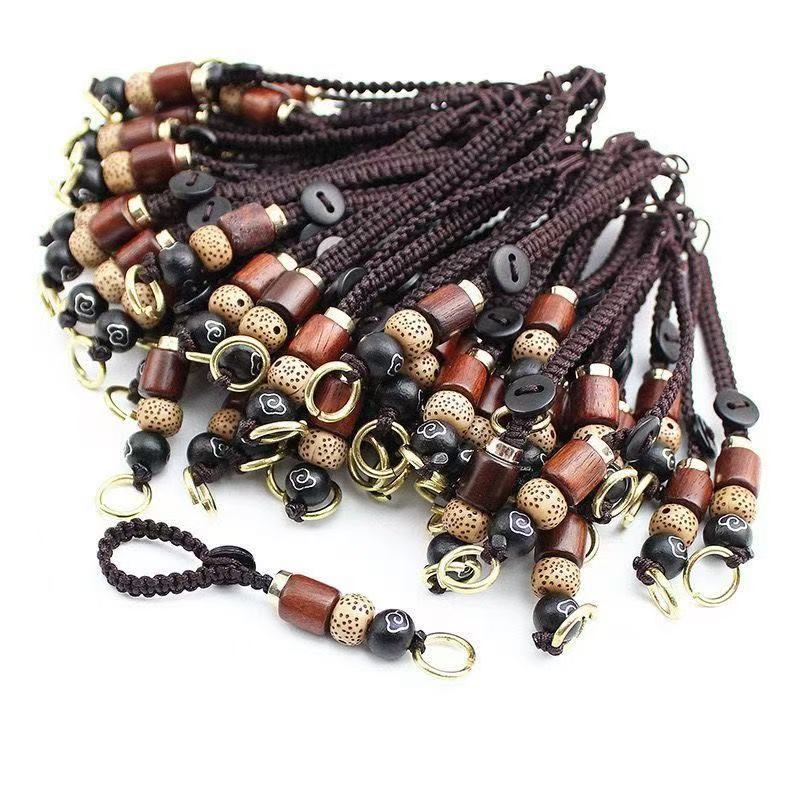 50PCS Handwoven Keychain Blanks | DIY Macrame Keychain Supplies | Craft Kit for Jewelry Makers