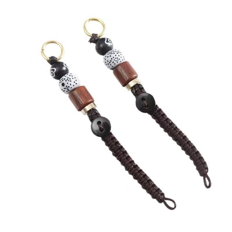 50PCS Handwoven Keychain Blanks | DIY Macrame Keychain Supplies | Craft Kit for Jewelry Makers