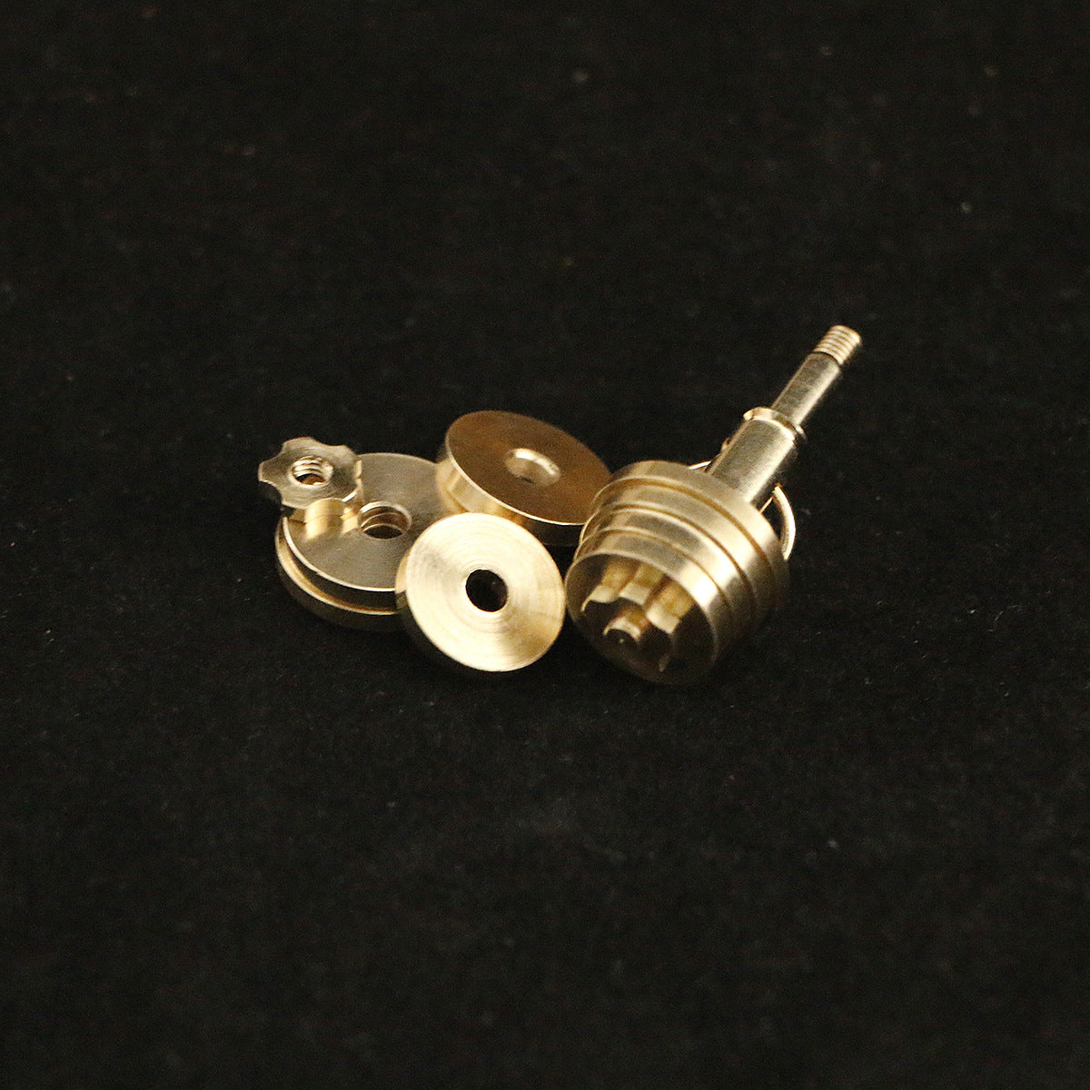 Vintage Brass Detachable Mini Dumbbell Charm - Tiny Fitness Pendant for Jewelry Making, Gift