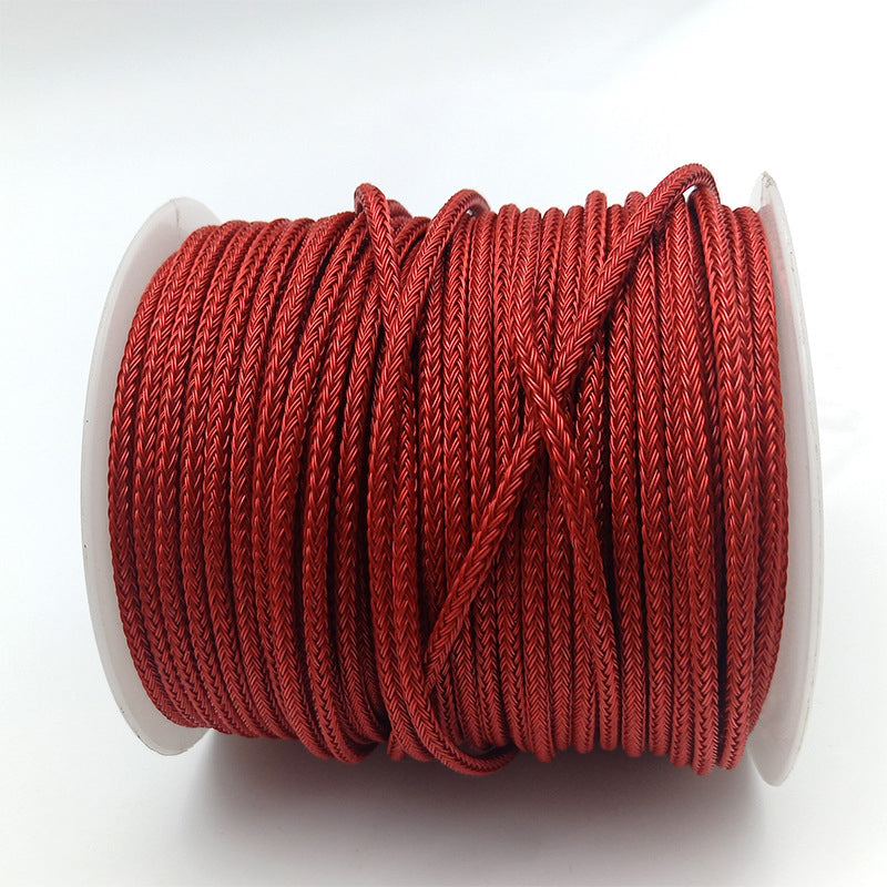 3mm Colorful Braided Stainless Steel Rope -  Dainty Jewelry Handmade Bangle for Her （1 Meter）