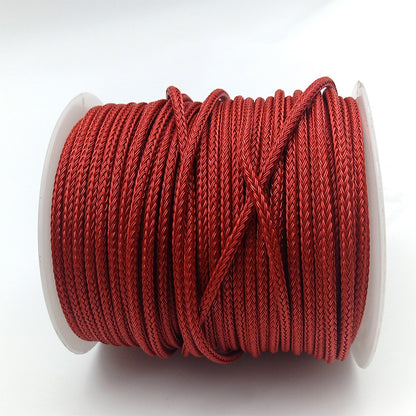 3mm Colorful Braided Stainless Steel Rope -  Dainty Jewelry Handmade Bangle for Her （1 Meter）