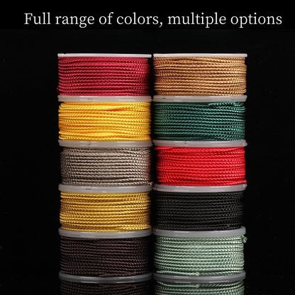 Handmade Dragon Pattern Braided Cord – Non-elastic Dragon Scale String for DIY Necklace Cords, Pendant Strings, and Bracelet Cords