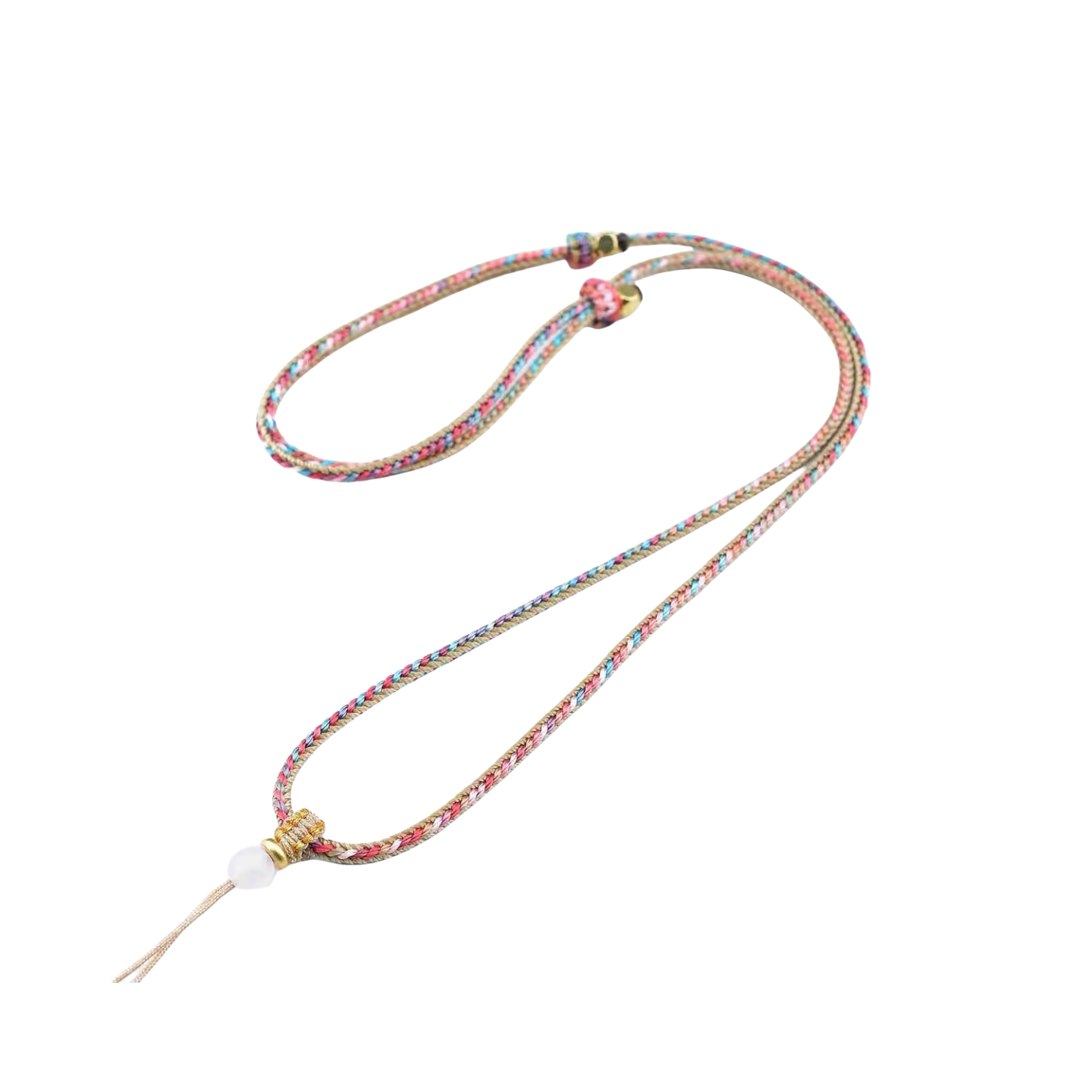 2.5mm Handwoven Gradient Lucky Knot Cord for Jade Pendant, Bracelet, Necklace, Adjustable Colorful String for DIY Jewelry-10 Meters