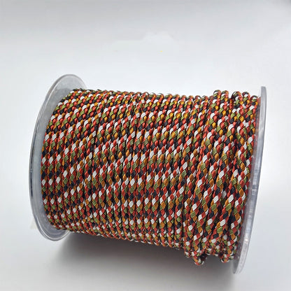 3mm Colorful Braided Stainless Steel Rope -  Dainty Jewelry Handmade Bangle for Her （1 Meter）