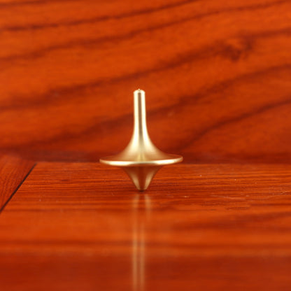 2PCS Brass Fidget Spinners, Vintage Solid Brass Spinning Top, Retro Desk Toy, Stress Relief Metal Spinner