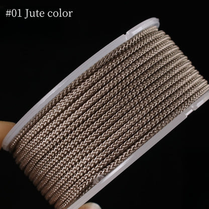 1mm, 1.5mmm, 2mm Non-elastic, Wear-resistant Mambo Cord – Handmade Beading, Bracelet, Jade & Bead String for DIY Jewelry, Jewelry Supply