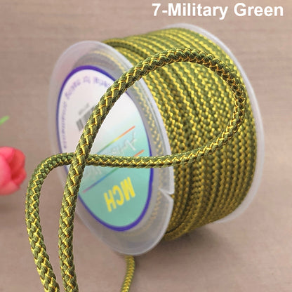 3mm Braided Dragon Pattern Cord | Gold Thread & Cored Styles for Jewelry Making