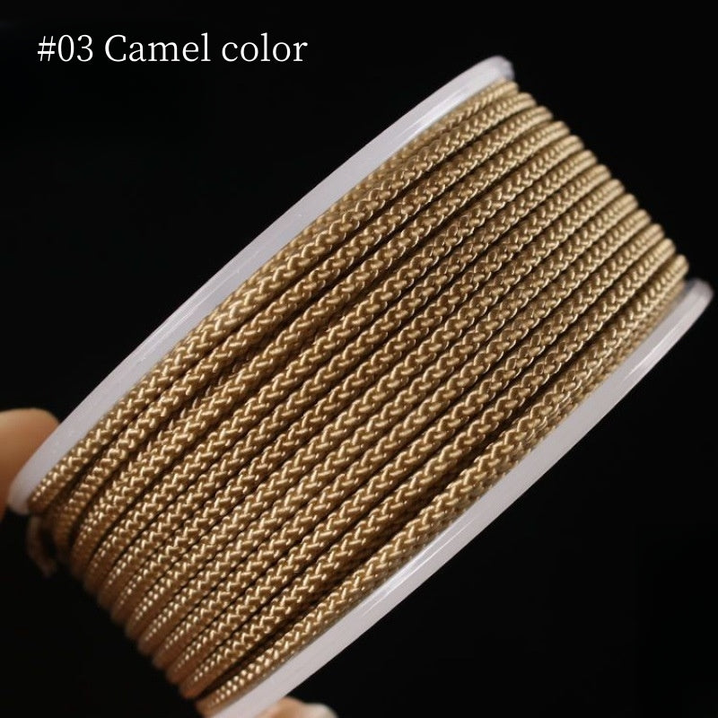 1mm, 1.5mmm, 2mm Non-elastic, Wear-resistant Mambo Cord – Handmade Beading, Bracelet, Jade & Bead String for DIY Jewelry, Jewelry Supply