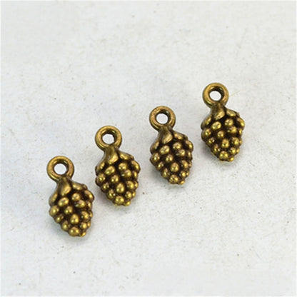 20PCS Retro Pinecone Charms - Antique-Inspired Jewelry Components for Handmade Crafts