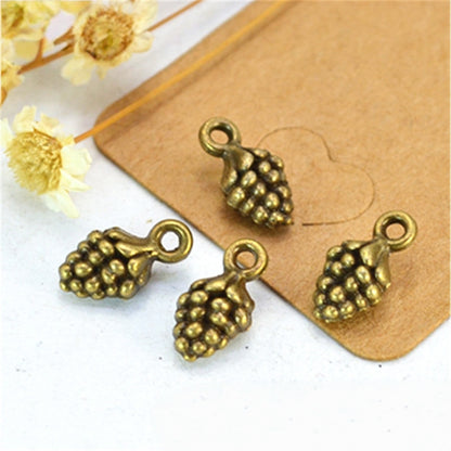 20PCS Retro Pinecone Charms - Antique-Inspired Jewelry Components for Handmade Crafts