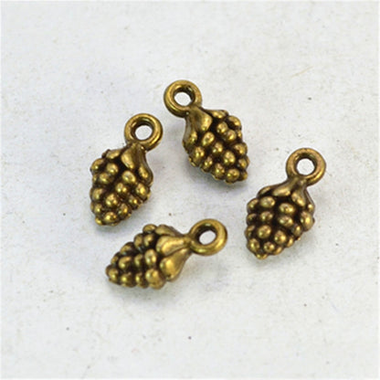 20PCS Retro Pinecone Charms - Antique-Inspired Jewelry Components for Handmade Crafts