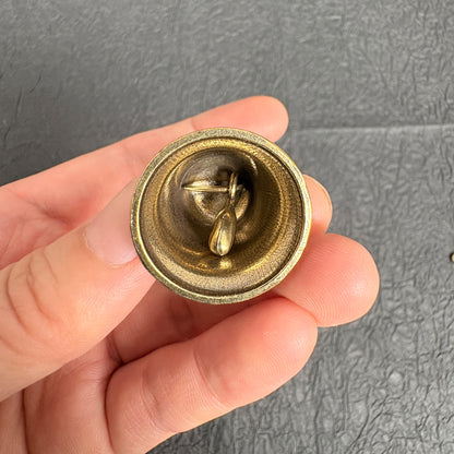 Antique Brass Trident Exorcism Bell Charms, Feng Shui Home Protection Decoration