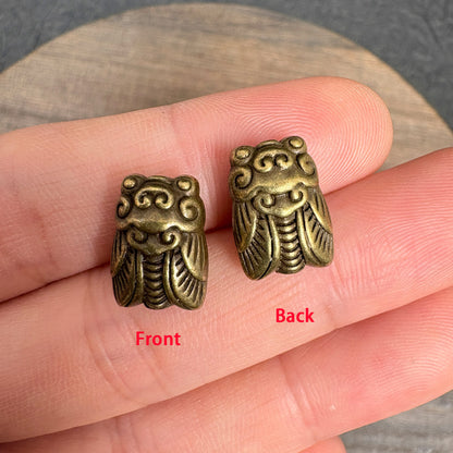 8PCS Antique Bronze Cicada Spacer Beads, Jewelry Making Findings