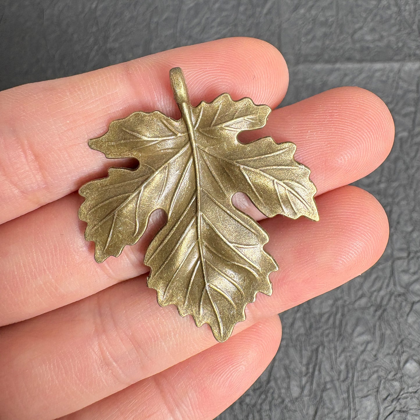 6PCS Antique Bronze Maple Leaf Charms, Botanical Jewelry Making Findings