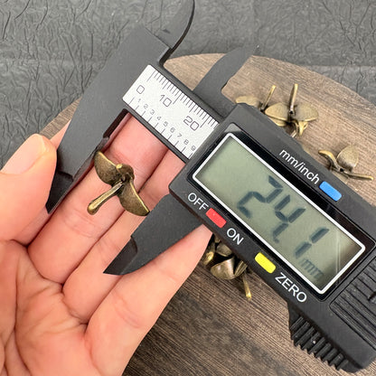 10PCS Antique Bronze Origami Crane Charms, Vintage Metal Paper Crane Pendants for Jewelry Making