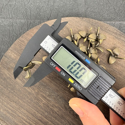 10PCS Antique Bronze Origami Crane Charms, Vintage Metal Paper Crane Pendants for Jewelry Making