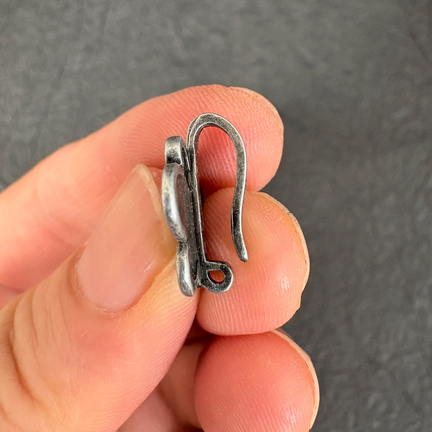Antique Silver Bee S Clasp, Jewelry Connector
