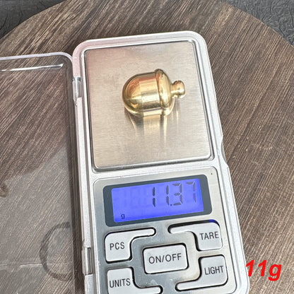 Brass Acorn Pinecone Box Pendant, Mini Wooden Wish Pill Box, Nature Keepsake Trinket Container