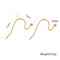 10Pairs Stainless Steel Earrings Hooks-18K