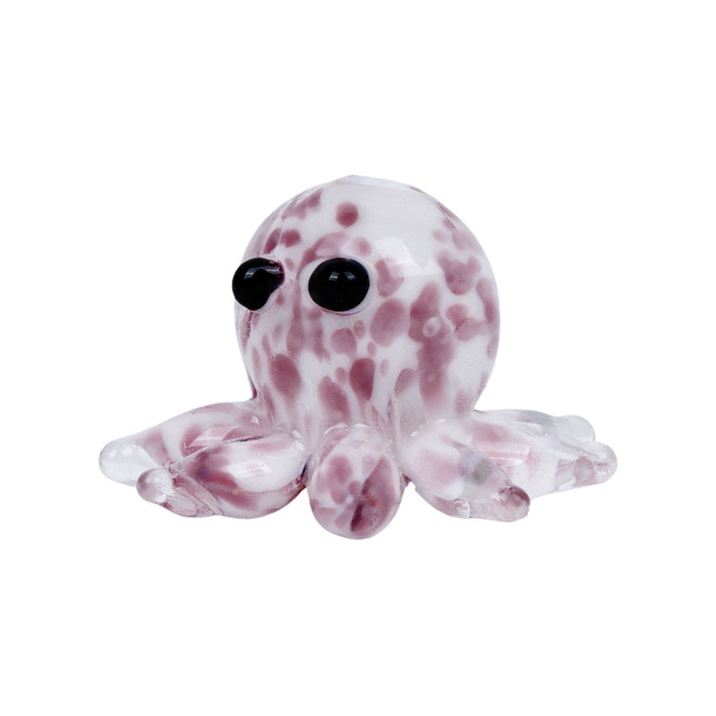 Handmade Glass Octopus Bead, Lampwork Animal Charm, Ocean Inspired Spacer Bead for DIY Necklace Bracelet Jewelry Making