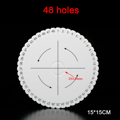 Chinese Knot Braiding Tool | Fixed Board for Bracelet Making | Handy Weaving Accessory for DIY Cord Crafts