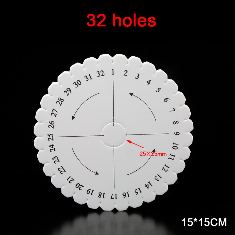 Chinese Knot Braiding Tool | Fixed Board for Bracelet Making | Handy Weaving Accessory for DIY Cord Crafts