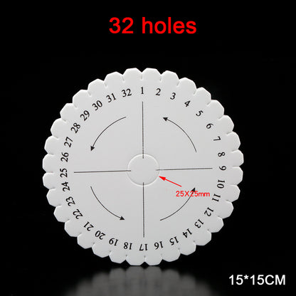 Chinese Knot Braiding Tool | Fixed Board for Bracelet Making | Handy Weaving Accessory for DIY Cord Crafts