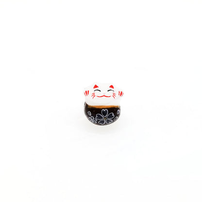 Ceramic Lucky Cat (Maneki Neko) Beads - Perfect for DIY Jewelry, Keychains, Home Decoration Crafts