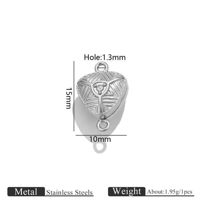 Stainless Steel Rose Magnetic Clasp, Vacuum Gold Plated Flower End Clasp, DIY Bracelet Necklace Jewelry Making Supplies