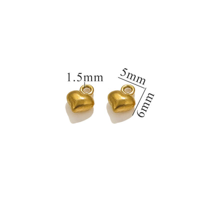 10PCS Stainless Steel Moon & Sun Mini Pendants | Cute Tiny Charms, Ideal Accessories for Necklaces & DIY Jewelry Making