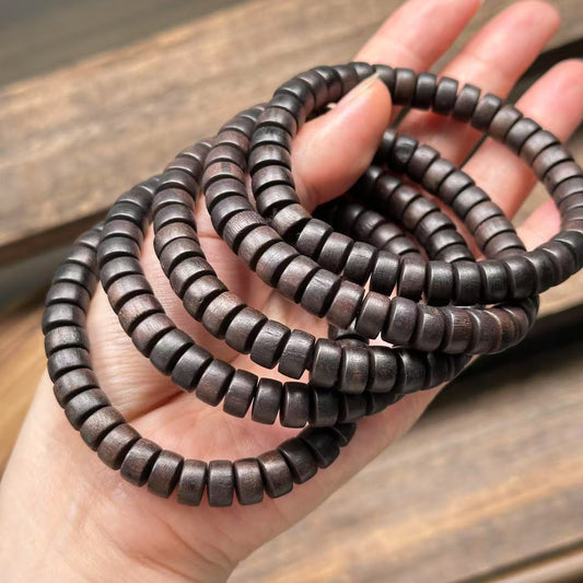 5x9mm Natural Agarwood  Bracelet for Men & Women