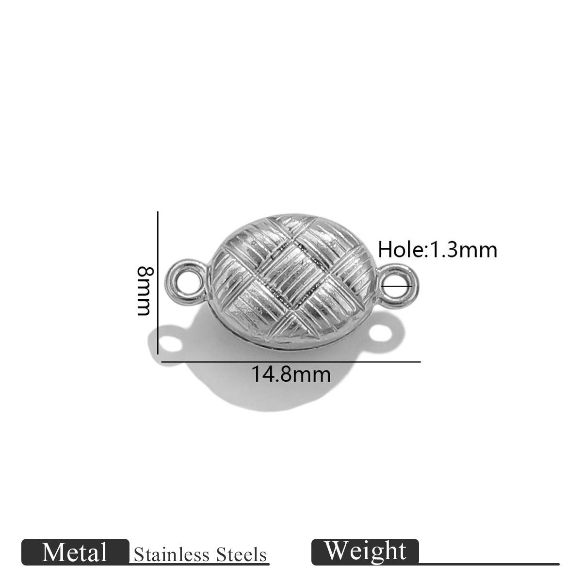 Stainless Steel Rose Magnetic Clasp, Vacuum Gold Plated Flower End Clasp, DIY Bracelet Necklace Jewelry Making Supplies