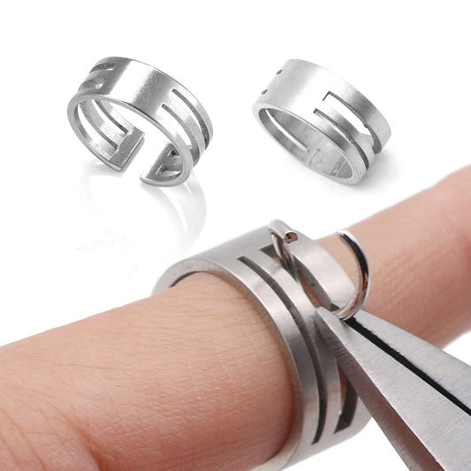 Stainless Steel Jump Ring Opener, Adjustable Ring Tool for Jewelry Making, DIY Craft Supplies, Open Band Ring Pliers Alternative
