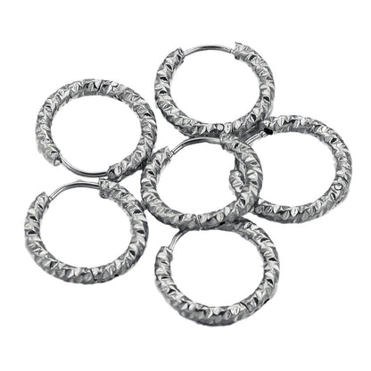 Women's Stainless Steel Circle Ear Hoops - Trendy Ear Accessories & DIY Earring Making Supplies