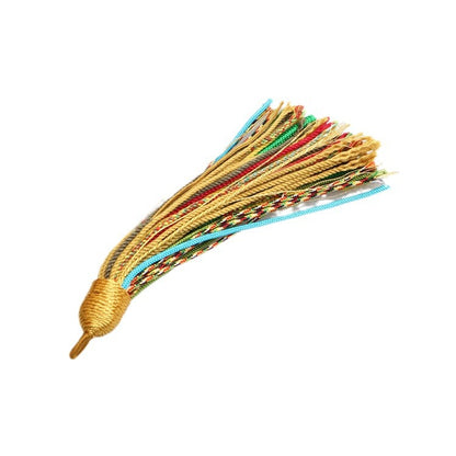Tibetan Style Handmade Cotton Tassel, DIY Bodhi Prayer Beads Pendant, Handmade Mala Bracelet & Necklace Jewelry Accessories