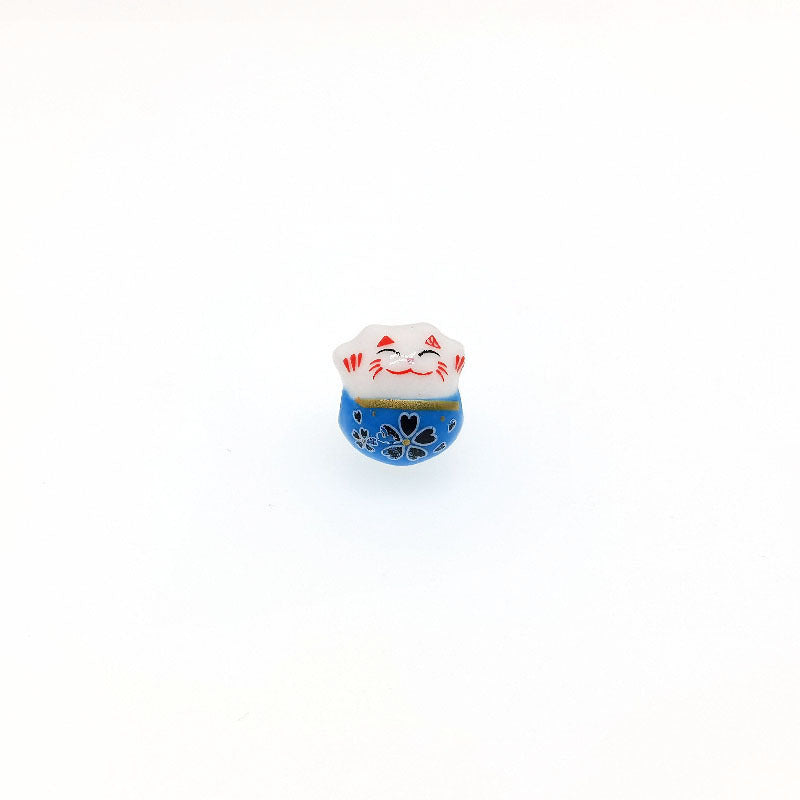 Ceramic Lucky Cat (Maneki Neko) Beads - Perfect for DIY Jewelry, Keychains, Home Decoration Crafts