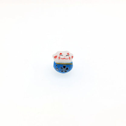Ceramic Lucky Cat (Maneki Neko) Beads - Perfect for DIY Jewelry, Keychains, Home Decoration Crafts