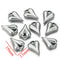 Stainless Steel Heart Pendant-Sliver