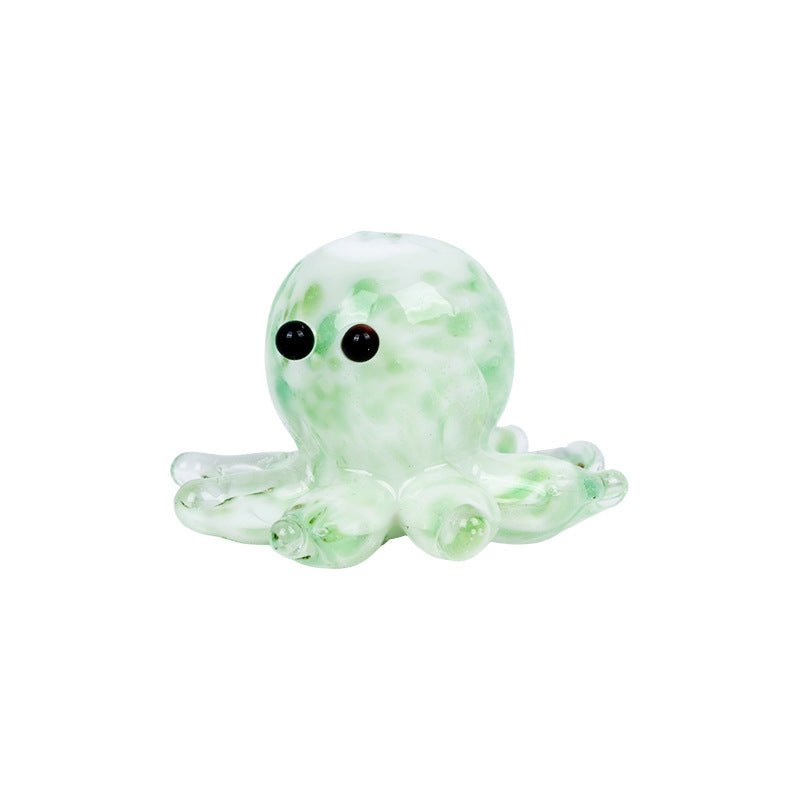 Handmade Glass Octopus Bead, Lampwork Animal Charm, Ocean Inspired Spacer Bead for DIY Necklace Bracelet Jewelry Making