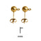 Stainless Steel -18K Corss