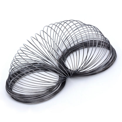 100 Loops 60mm Diameter Bracelet Hoops - DIY Jewelry Findings with Steel Wire / Memory Steel Wire
