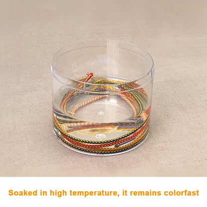 2.5mm Gold & Silver Dragon Pattern Red Cord | New Year Luck Bracelet/Necklace DIY Braiding String | Pendant Hanging Rope