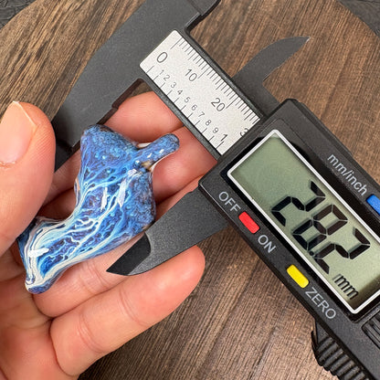 Kiln Fired Ceramic Dolphin Whistle Pendant,Ocean DIY Jewelry Charm
