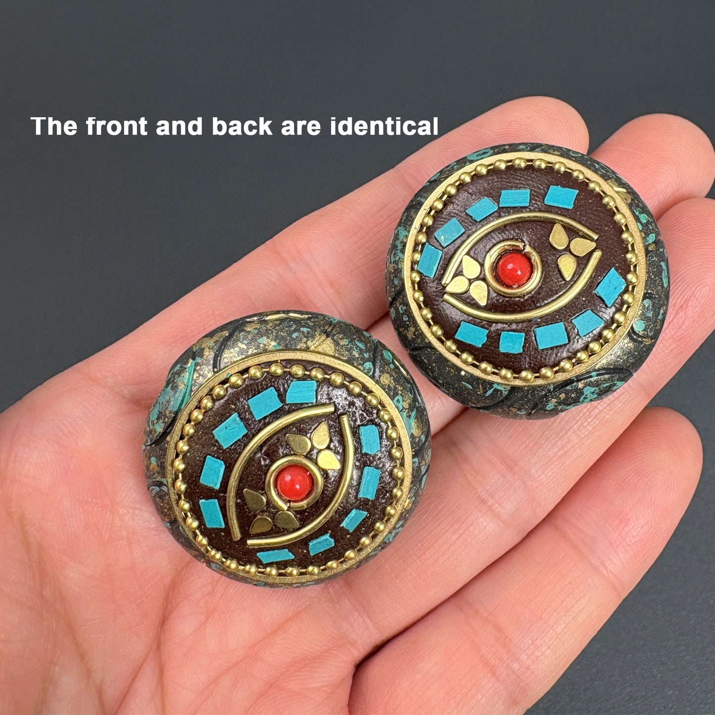 10PC Nepal Large Eye Beads - for Isabella Riley