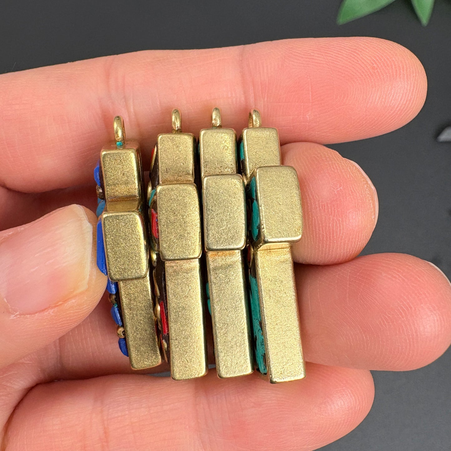 Nepal Ethnic Style Cross Pendant, Handmade Tribal Jewelry, Boho Spiritual Necklace Charm