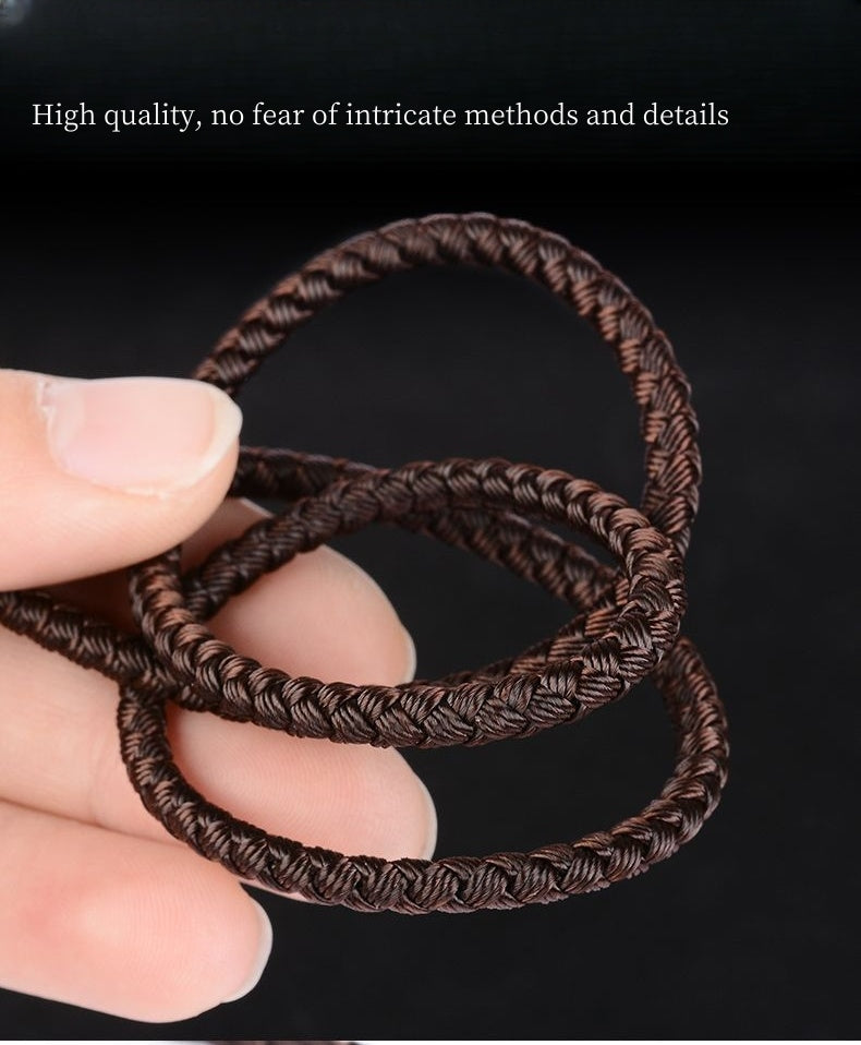Handmade Dragon Pattern Braided Cord – Non-elastic Dragon Scale String for DIY Necklace Cords, Pendant Strings, and Bracelet Cords